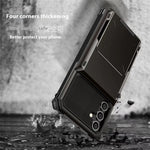 Til Samsung Galaxy S25+ Cover PC+TPU Dobbeltlag Bagsiden Telefoncover med Kortlomme