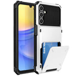 Til Samsung Galaxy S25+ Cover PC+TPU Dobbeltlag Bagsiden Telefoncover med Kortlomme