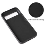 Til Google Pixel 8a Cover Støtteben Læder+TPU+PC Telefon Bagcover