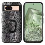 Til Google Pixel 8a Cover Støtteben Læder+TPU+PC Telefon Bagcover