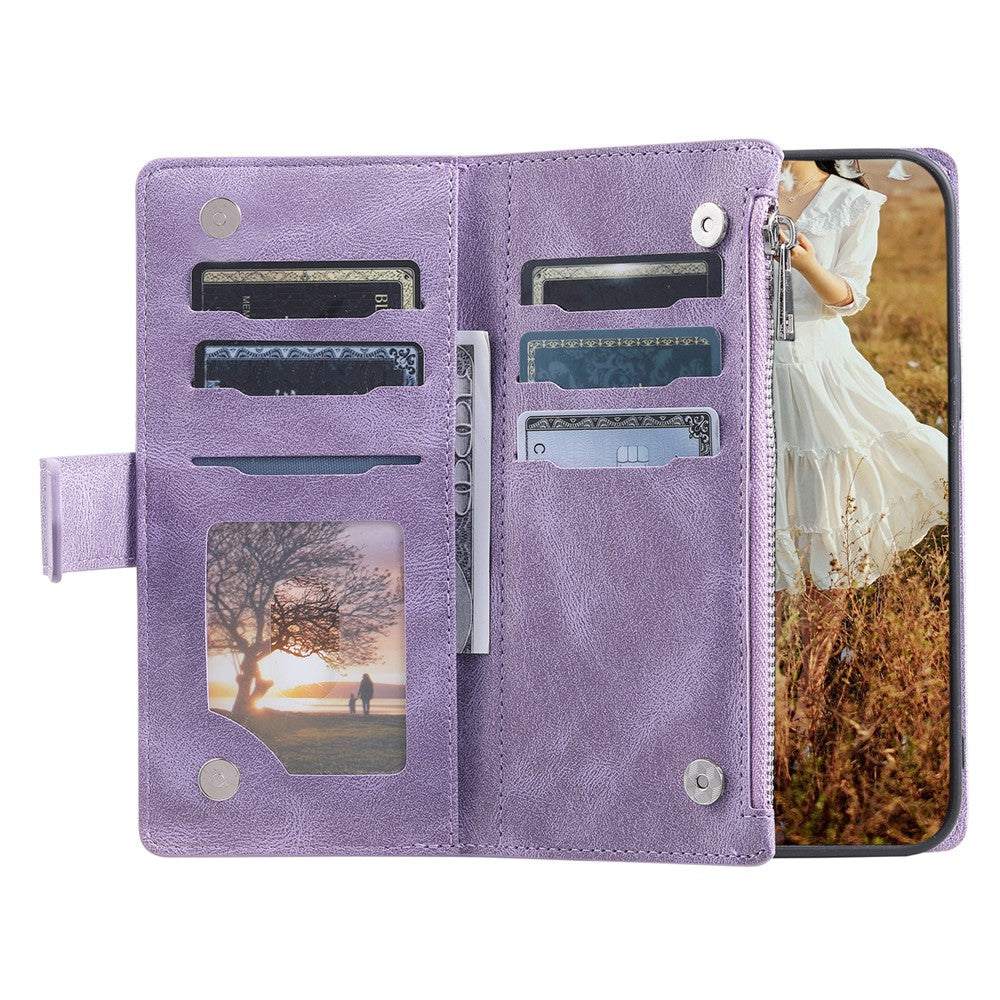 Style 005 For Xiaomi 15 Wallet Case Rhombus Stitching Line PU Leather Phone Cover