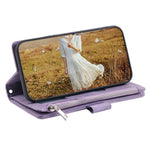 Style 005 For Xiaomi 15 Wallet Case Rhombus Stitching Line PU Leather Phone Cover