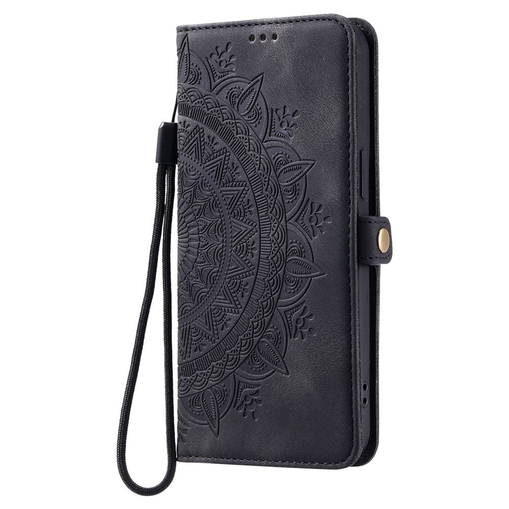 Style 016 For Xiaomi 15 Pro Case Skin Feel Totem Imprinted Wallet Leather Phone Cover