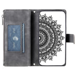 Style 006 For Xiaomi 15 Wallet Case PU Leather Phone Cover Mandala Flower Pattern