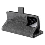 Style 006 For Xiaomi 15 Wallet Case PU Leather Phone Cover Mandala Flower Pattern
