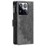 Style 006 For Xiaomi 15 Pro Wallet Case PU Leather Phone Cover Mandala Flower Pattern