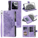 Style 006 For Xiaomi 15 Pro Wallet Case PU Leather Phone Cover Mandala Flower Pattern