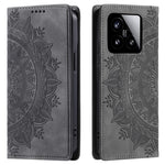 Style 010 For Xiaomi 15 Case Mandala Pattern Magnetic Closing Leather Phone Cover
