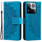 For Xiaomi 15 Pro Case Imprinted Totem PU Leather Wallet Stand Phone Cover
