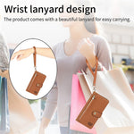 For Samsung Galaxy A36 5G Case RFID Blocking Zipper Pocket Leather Wallet Phone Cover