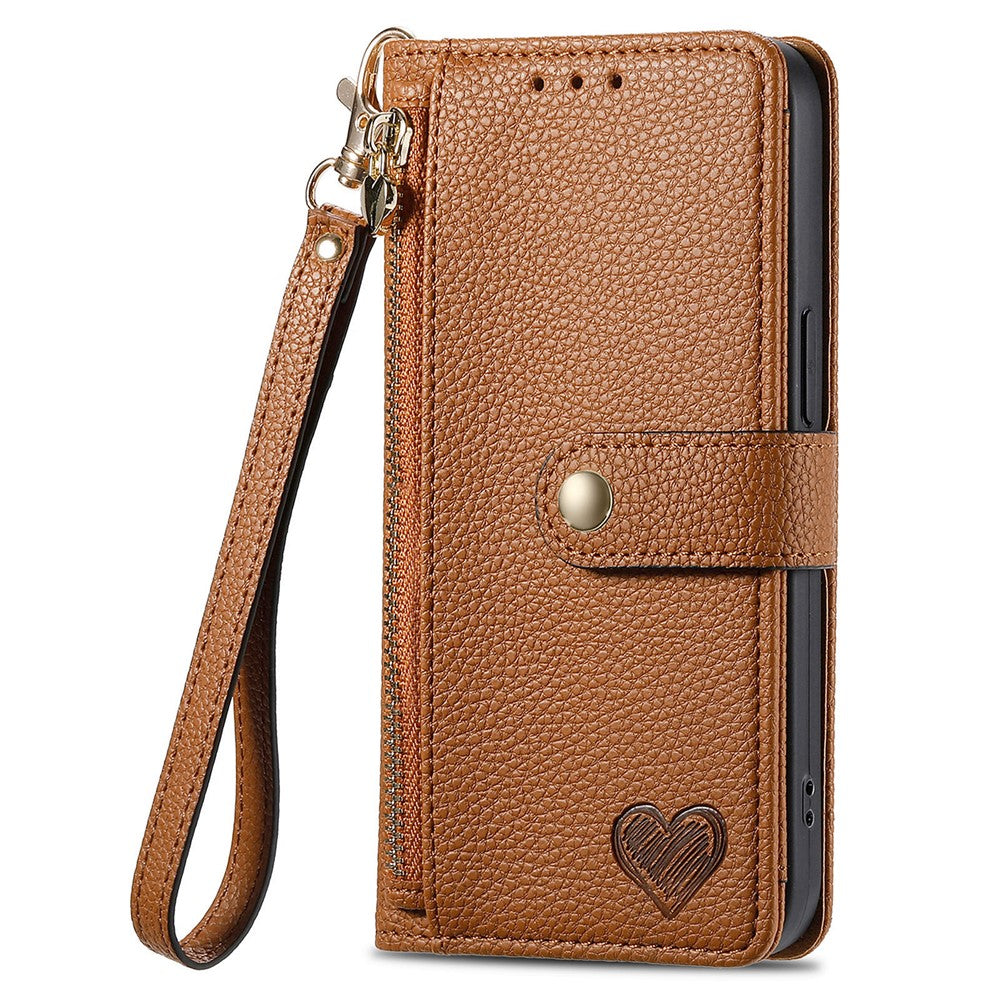 For Samsung Galaxy A36 5G Case RFID Blocking Zipper Pocket Leather Wallet Phone Cover