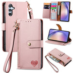 For Samsung Galaxy A36 5G Case RFID Blocking Zipper Pocket Leather Wallet Phone Cover