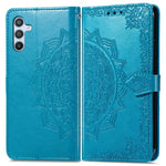 For Samsung Galaxy A36 5G Wallet Case Mandala Flower Leather Phone Cover Stand View
