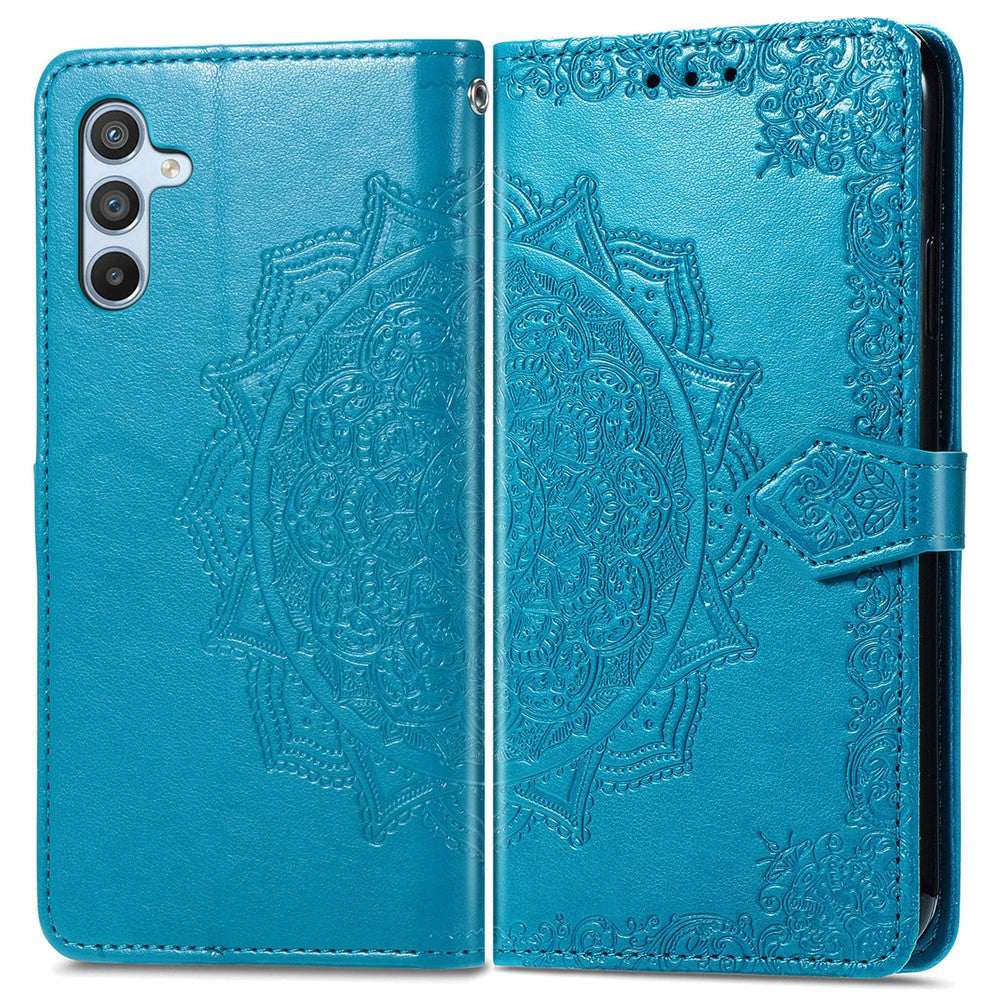 For Samsung Galaxy A36 5G Wallet Case Mandala Flower Leather Phone Cover Stand View