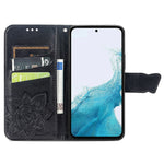 Samsung Galaxy A36 5G-skal i PU-läder med plånbok, mobilfodral med fjärilsmönster
