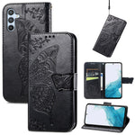 Samsung Galaxy A36 5G-skal i PU-läder med plånbok, mobilfodral med fjärilsmönster