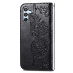 Samsung Galaxy A36 5G-skal i PU-läder med plånbok, mobilfodral med fjärilsmönster