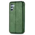 Til Samsung Galaxy A36 5G PU Lædercover Diamant Præg Pung Stativ Telefoncover