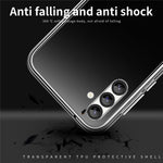 MOFI For Samsung Galaxy S25 Case Anti-Scratch Clear Soft TPU Phone Cover