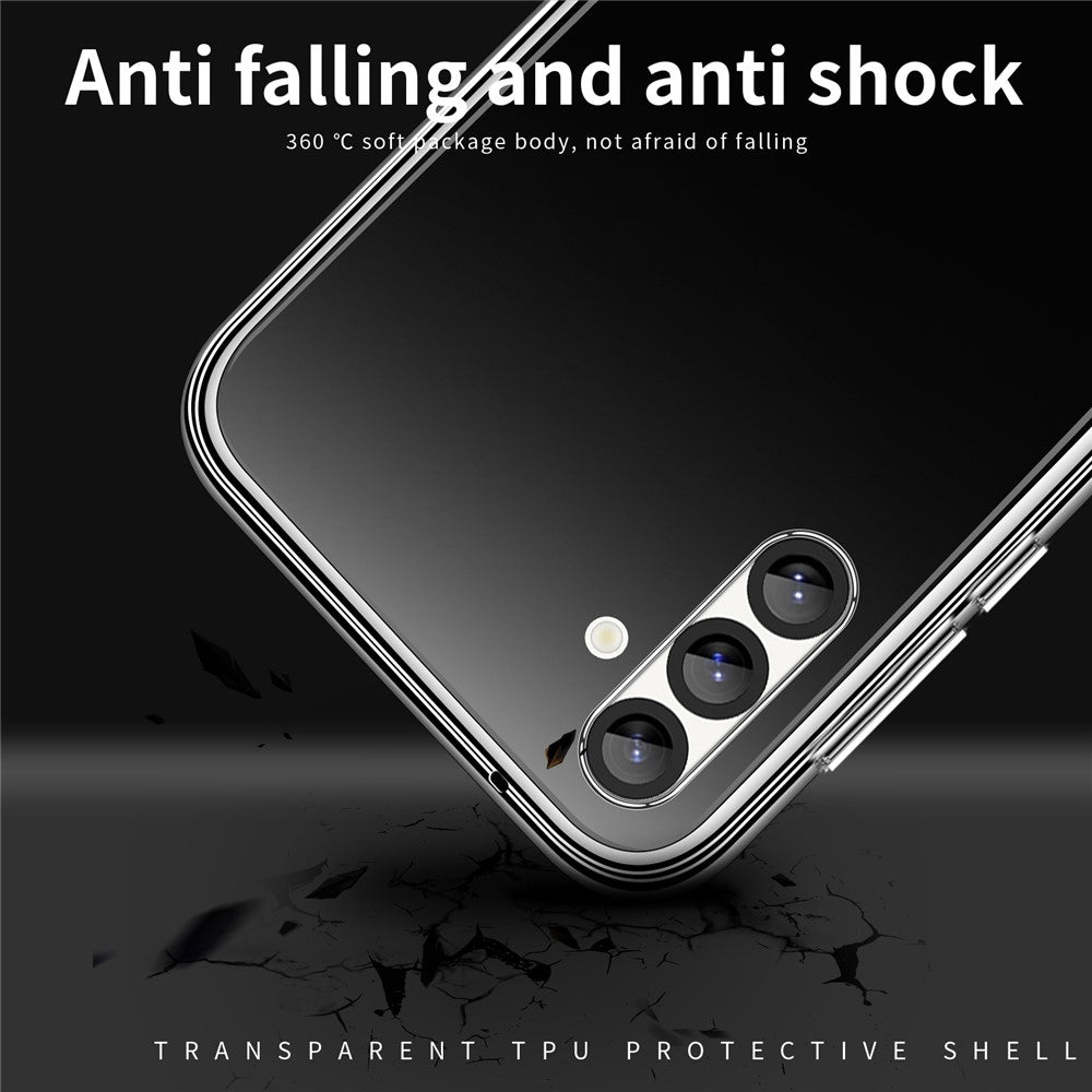 MOFI For Samsung Galaxy S25 Case Anti-Scratch Clear Soft TPU Phone Cover