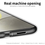 MOFI For Samsung Galaxy S25 Case Anti-Scratch Clear Soft TPU Phone Cover