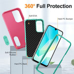 Til Samsung Galaxy A16 4G / 5G Cover Kickstand Telefoncover PC+Silikone+EVA 3-i-1 Design