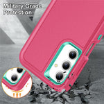 Til Samsung Galaxy A16 4G / 5G Cover Kickstand Telefoncover PC+Silikone+EVA 3-i-1 Design