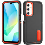 Til Samsung Galaxy A16 4G / 5G Cover Kickstand Telefoncover PC+Silikone+EVA 3-i-1 Design
