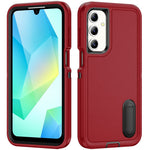 Til Samsung Galaxy A16 4G / 5G Cover Kickstand Telefoncover PC+Silikone+EVA 3-i-1 Design