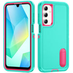 Til Samsung Galaxy A16 4G / 5G Cover Kickstand Telefoncover PC+Silikone+EVA 3-i-1 Design