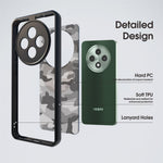 IBMRS För Oppo Reno12 F 5G / Reno12 F 4G / F27 5G Skal TPU + PC Kraftigt Stötsäkert mobilskydd Kameraskydd