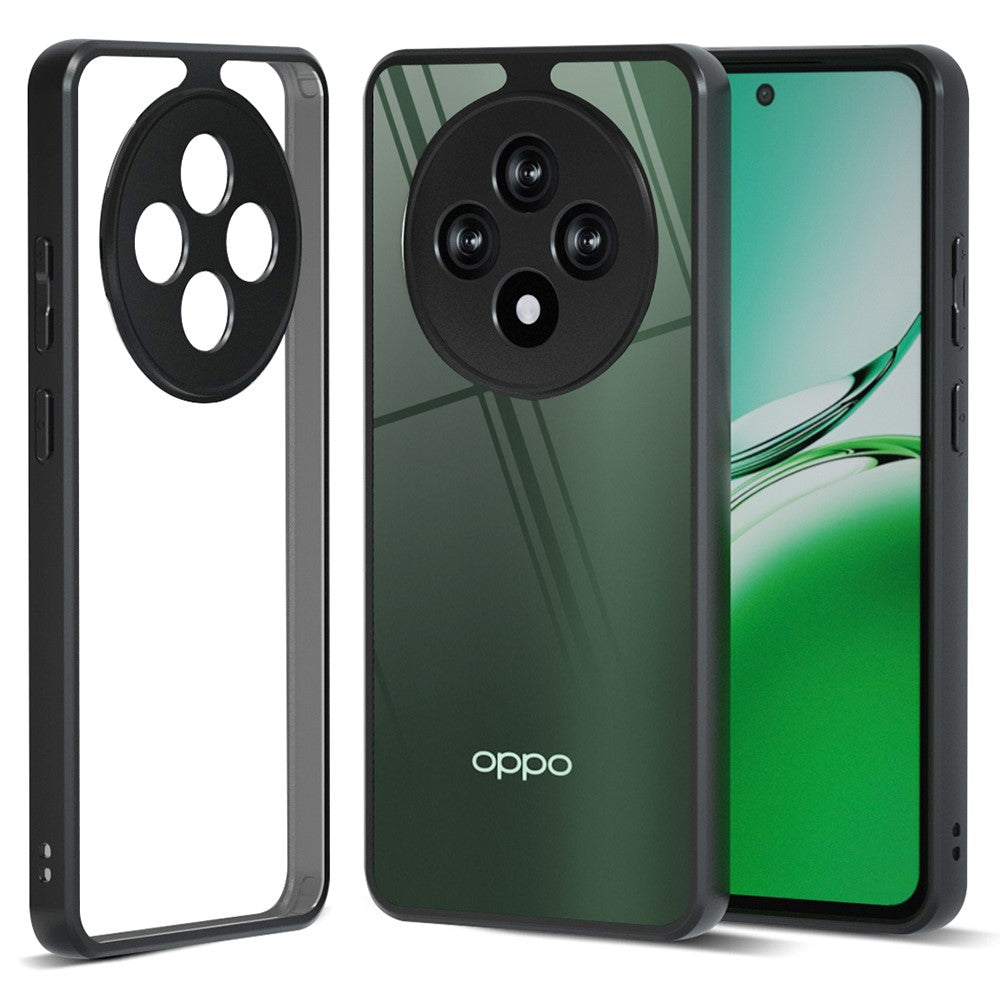 IBMRS För Oppo Reno12 F 5G / Reno12 F 4G / F27 5G Skal TPU + PC Kraftigt Stötsäkert mobilskydd Kameraskydd