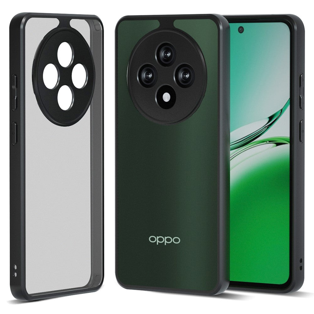 IBMRS För Oppo Reno12 F 5G / Reno12 F 4G / F27 5G Skal TPU + PC Kraftigt Stötsäkert mobilskydd Kameraskydd
