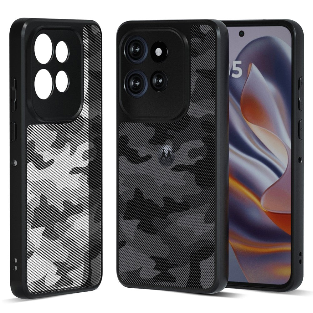 IBMRS stötsäkert fodral för Motorola Edge 60 Neo 5G / 50 Neo 5G / S50 5G / ThinkPhone 25 5G TPU + PC robust mobilskydd kameraskydd