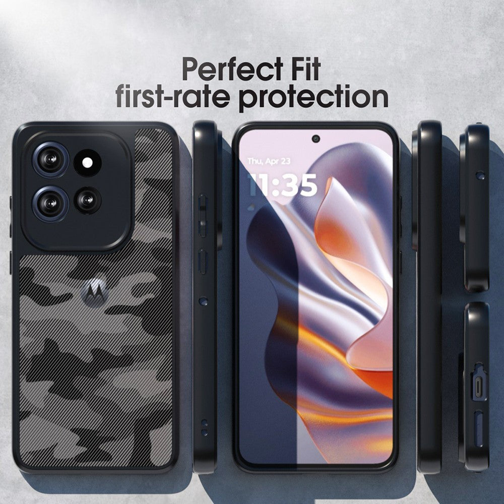 IBMRS stötsäkert fodral för Motorola Edge 60 Neo 5G / 50 Neo 5G / S50 5G / ThinkPhone 25 5G TPU + PC robust mobilskydd kameraskydd