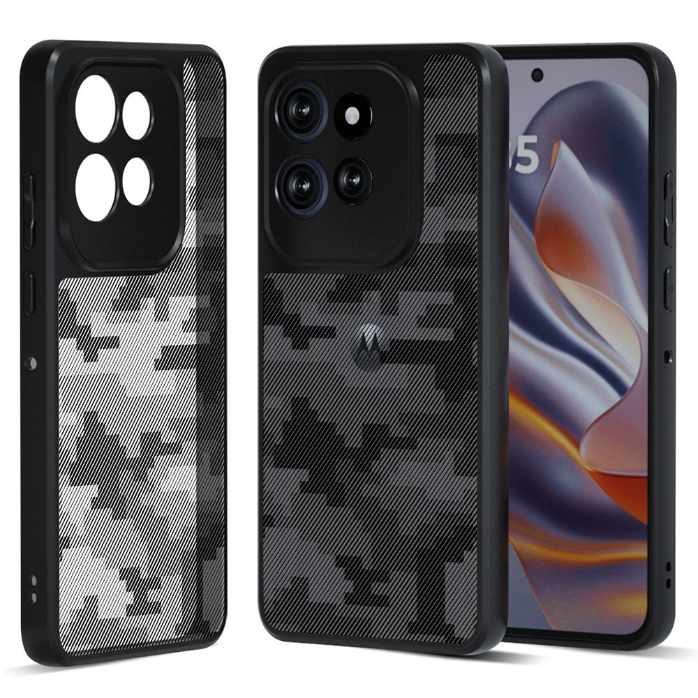 IBMRS stötsäkert fodral för Motorola Edge 60 Neo 5G / 50 Neo 5G / S50 5G / ThinkPhone 25 5G TPU + PC robust mobilskydd kameraskydd