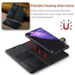 DG.MING for Samsung Galaxy S25 Ultra Case Detachable Split Leather Phone Cover