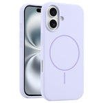 For iPhone 16 Plus Cover Kompatibel med MagSafe Flydende Silikone Anti-drop Telefoncover