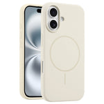 For iPhone 16 Plus Cover Kompatibel med MagSafe Flydende Silikone Anti-drop Telefoncover