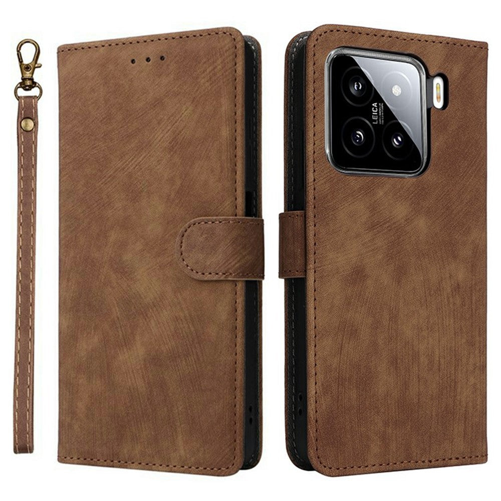For Xiaomi 15 Wallet Phone Case RFID Blocking PU Leather Flip Cover Stand View