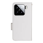 For Xiaomi 15 Pro Case with Wrist Strap Litchi Texture PU Leather Wallet Phone Cover