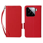 For Xiaomi 15 Pro Case with Wrist Strap Litchi Texture PU Leather Wallet Phone Cover