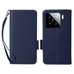 For Xiaomi 15 Pro Case with Wrist Strap Litchi Texture PU Leather Wallet Phone Cover
