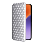 For Xiaomi 15 Pro Wallet Case Rhombus Imprinted Leather Phone Cover
