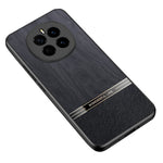 For Honor Magic7 5G Case Wood Texture Leather Coated TPU Phone Protective Cover