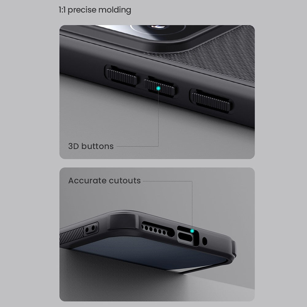 NILLKIN Frosted Shield Pro för Xiaomi 15 – Matt PC+TPU – Mobilskal