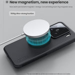 NILLKIN Frosted Shield Pro för Xiaomi 15 Magnetiskt Skal PC+TPU mobilskydd