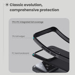 NILLKIN Frosted Shield Pro för Xiaomi 15 Magnetiskt Skal PC+TPU mobilskydd