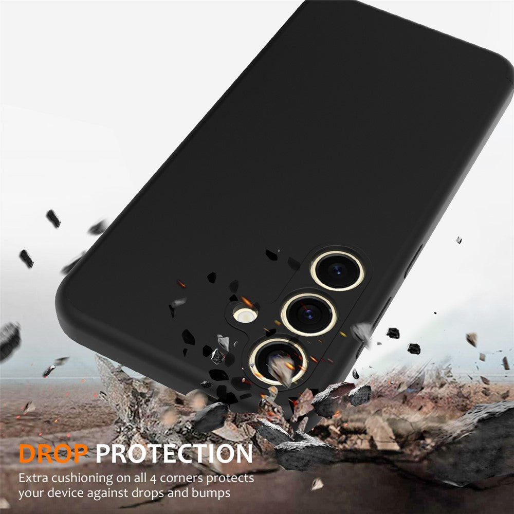 For Samsung Galaxy S24 FE Magnetic Case Anti-Drop Liquid Silicone Phone Cover