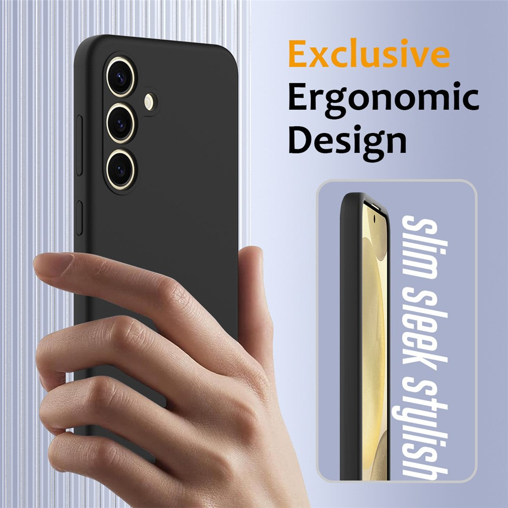 For Samsung Galaxy S24 FE Magnetic Case Anti-Drop Liquid Silicone Phone Cover